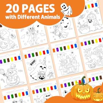 Mess-Free AGGKKY Paint with Water Books for Kids 1-8