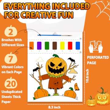 Mess-Free AGGKKY Paint with Water Books for Kids 1-8