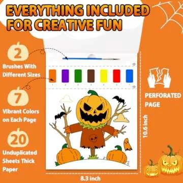 Mess-Free AGGKKY Paint with Water Books for Kids 1-8