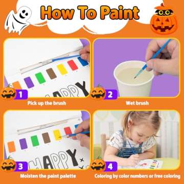 Mess-Free AGGKKY Paint with Water Books for Kids 1-8