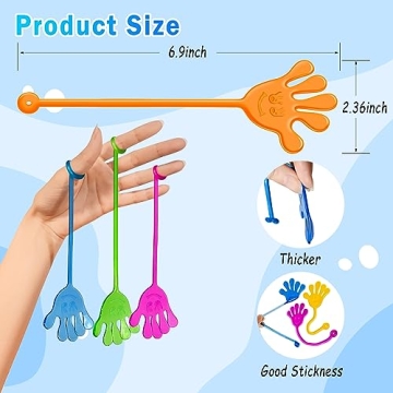 Sticky Hands Bulk 48 PCS Fun Party Favors for Kids