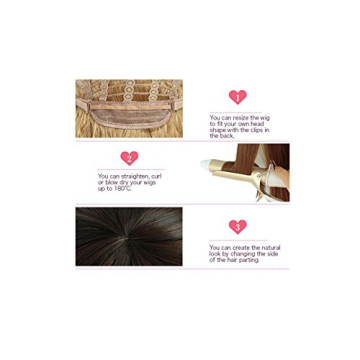 ANOTHERME Candy Pink 25 Inch Wavy Wig for Cosplay Parties