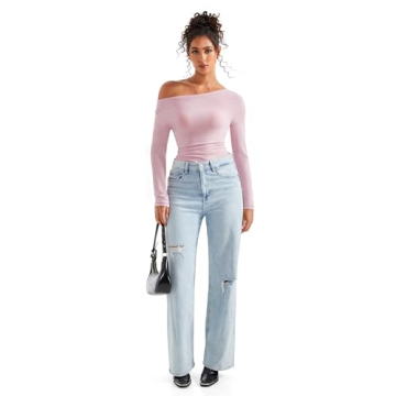 SUUKSESS Women Stylish Off Shoulder Long Sleeve Tops