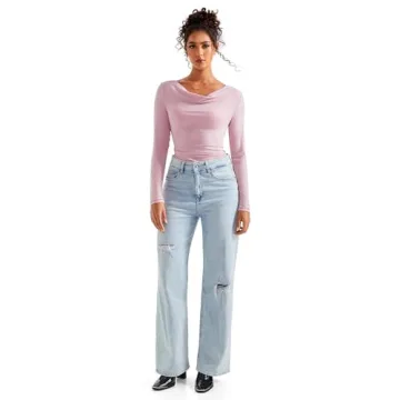 SUUKSESS Women Stylish Off Shoulder Long Sleeve Tops