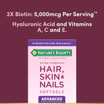 Nature's Bounty Hair Skin & Nails Supplement with Biotin