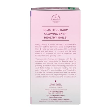 Nature's Bounty Hair Skin & Nails Supplement with Biotin