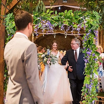 Elegant 5-Pack 33Ft Wisteria Garland for All Occasions