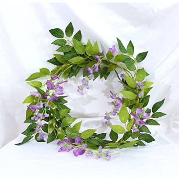 Elegant 5-Pack 33Ft Wisteria Garland for All Occasions