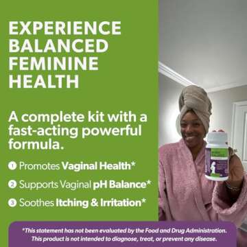 Intimate Rose Boric Acid Suppositories - Manages Odor - Promote pH Balance for Women Vaginal-Health ...