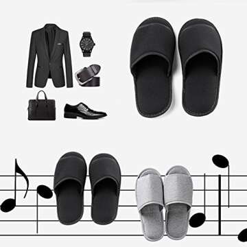 Ibluelover Portable Travel Slippers for Comfort and Convenience