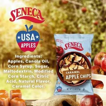 Seneca Caramel Apple Chips - Snackable Apple Goodness