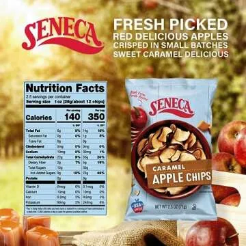 Seneca Caramel Apple Chips - Snackable Apple Goodness