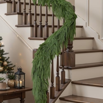 6FT Norfolk Pine Garland - Realistic Christmas Decor