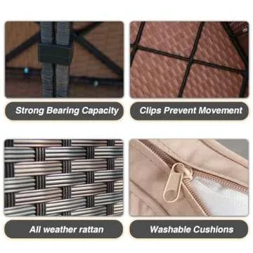 Stylish 7 Piece Patio Furniture Set for Outdoor Fun