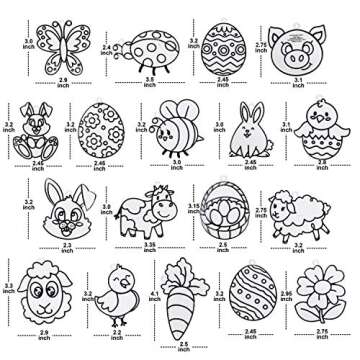 Klever Kits 18 Pcs Easter Suncatchers Crafts for Kids