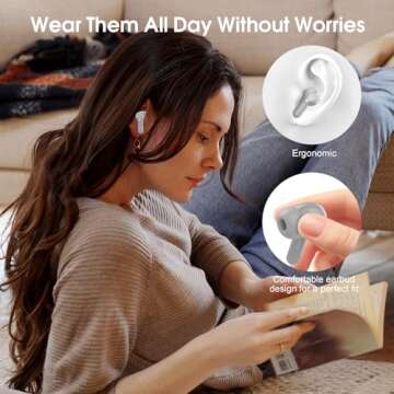 Premium Wireless Earbuds with HiFi Stereo & Long Battery Life