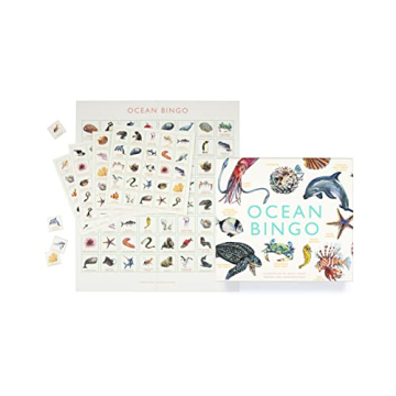 Educational Ocean Bingo Game for All Ages