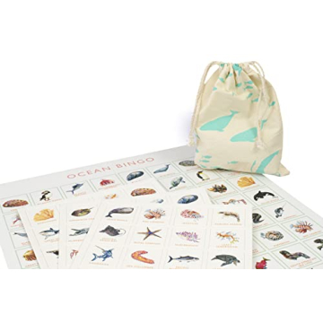 Educational Ocean Bingo Game for All Ages