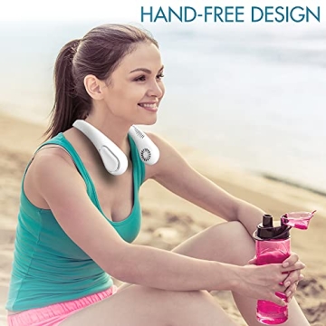 COMLIFE Bladeless Neck Fan with 5000mAh Battery for All