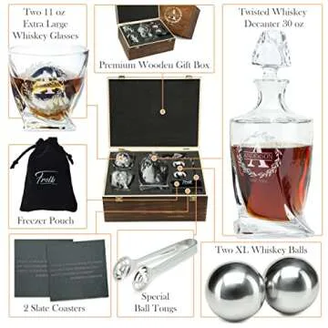 Personalized Whiskey Decanter Set - Unique Gift Idea