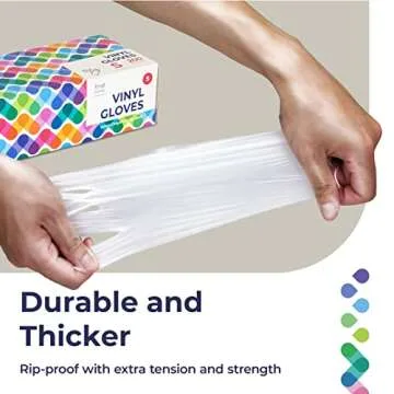 Fit Meal Prep 200 Pack Disposable Gloves Small Food Safe Gloves Latex Free Powder Free Clear Gloves Food Prep for Cooking, Kitchen, Cleaning