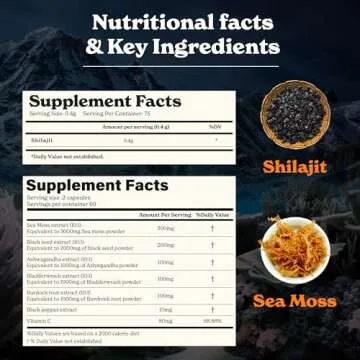 Better Alt Shilajit & Sea Moss Capsules - Energy Duo