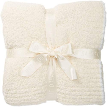 Barefoot Dreams Ultra-Soft Throw Blanket Cream White