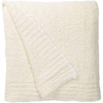 Barefoot Dreams Ultra-Soft Throw Blanket Cream White