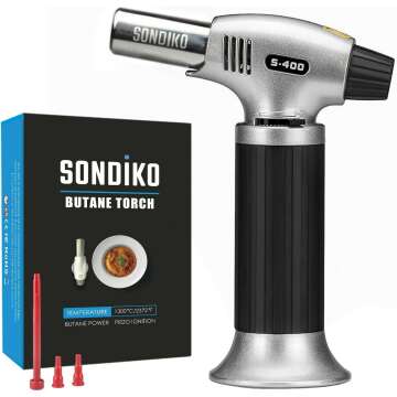 Sondiko Butane Torch S400 for Perfect Desserts