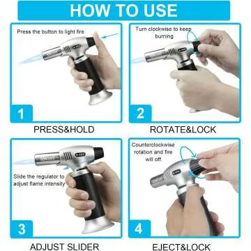 Sondiko Butane Torch S400 for Perfect Desserts