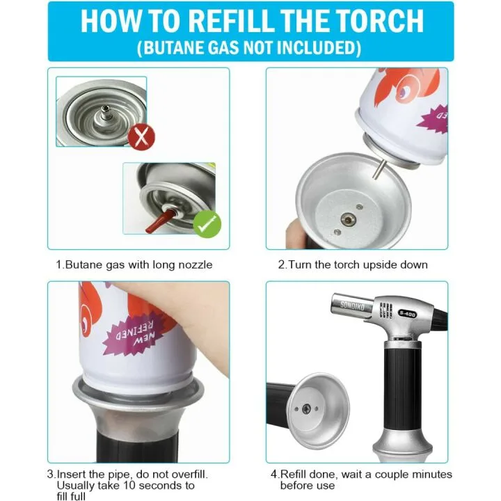 Sondiko Butane Torch S400 for Perfect Desserts