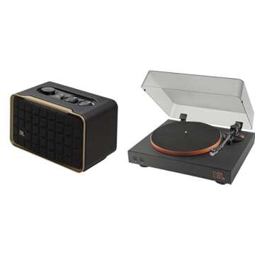 Bundle of JBL Authentics 200 - Retro Style Smart Home Speaker with Built in Wi-Fi, Bluetooth and Voi...