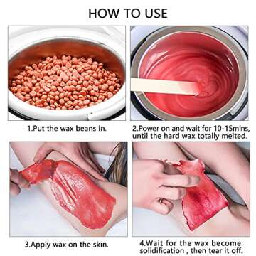 Double Wax Warmer Professional Electric Wax Heater Machine for Hair Removal, Dual Wax Pot Paraffin Facial Skin Body SPA Salon Equipment with Adjustable Temperature Set