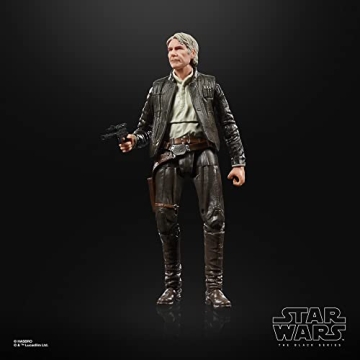 STAR WARS The Black Series Archive Han Solo Toy 6-Inch-Scale The Force Awakens Collectible Action Figure, Toys for Kids 4 and Up