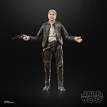 STAR WARS The Black Series Archive Han Solo Toy 6-Inch-Scale The Force Awakens Collectible Action Figure, Toys for Kids 4 and Up