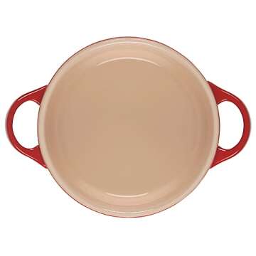 Le Creuset Stoneware Mini Round Cocotte, 14 oz., Cerise