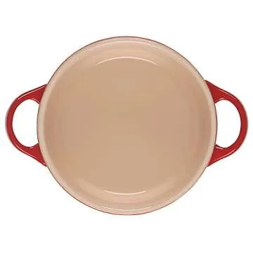 Le Creuset Stoneware Mini Round Cocotte, 14 oz., Cerise