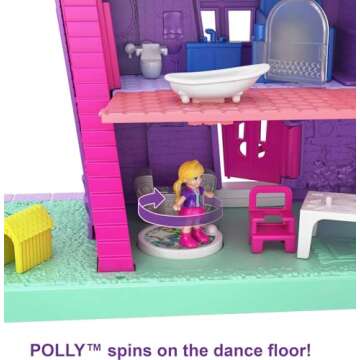 Polly Pocket Doll House with Micro Doll & Accessories