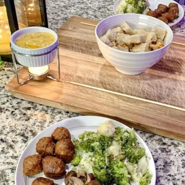 Luvan Elegant Butter Warmer Set for Seafood and Dips