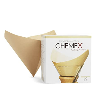 Chemex Natural Coffee Filters 100ct for Perfect Brewing