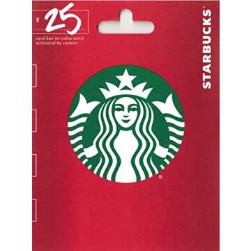 Starbucks Holiday $25 Gift Card