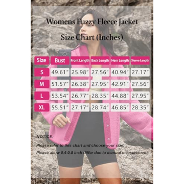 Stylish Oversized Nirovien Fleece Jacket for Women