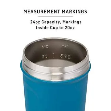 BlenderBottle Strada 24-Ounce Insulated Shaker Cup