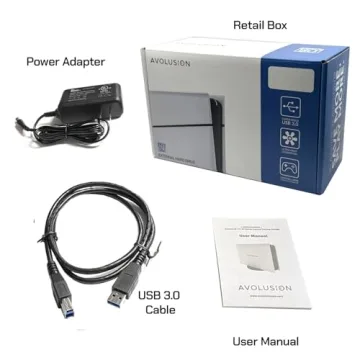 Avolusion PRO-5U 3TB External Hard Drive - Renewed