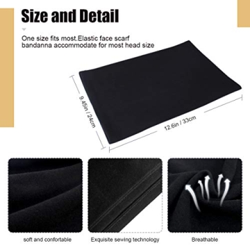 KGC 2 Pack Winter Neck Warmer Gaiter,Soft Fleece Windproof Face Mask Scarf Bandana Cold Weather Face Cover for Men & Women Outdoor Sports Skiing Cycling