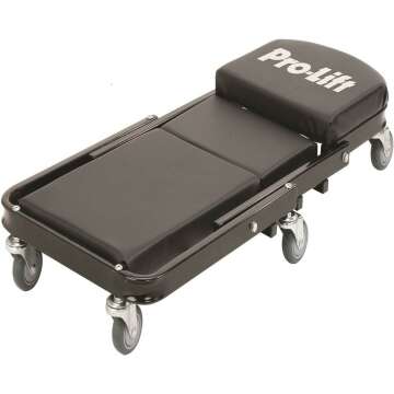 Pro-LifT C-9100 Black 40" Foldable Creeper