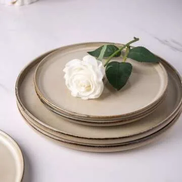 AmorArc 8.5" Durable Ceramic Plates Set of 6