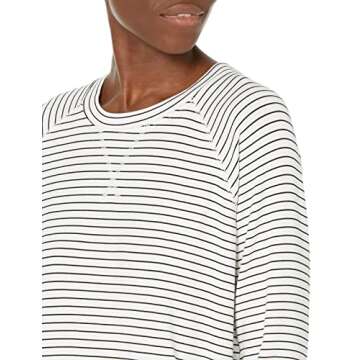 Daily Ritual Women's Supersoft Terry Long-Sleeve Raglan Sweatshirt Dress