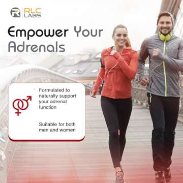 RLC, a-Drenal, Adrenal Support for Stress Relief and Energy, 120 Capsules