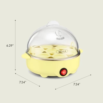 BELLA Rapid Electric Egg Cooker with Auto Shut Off
